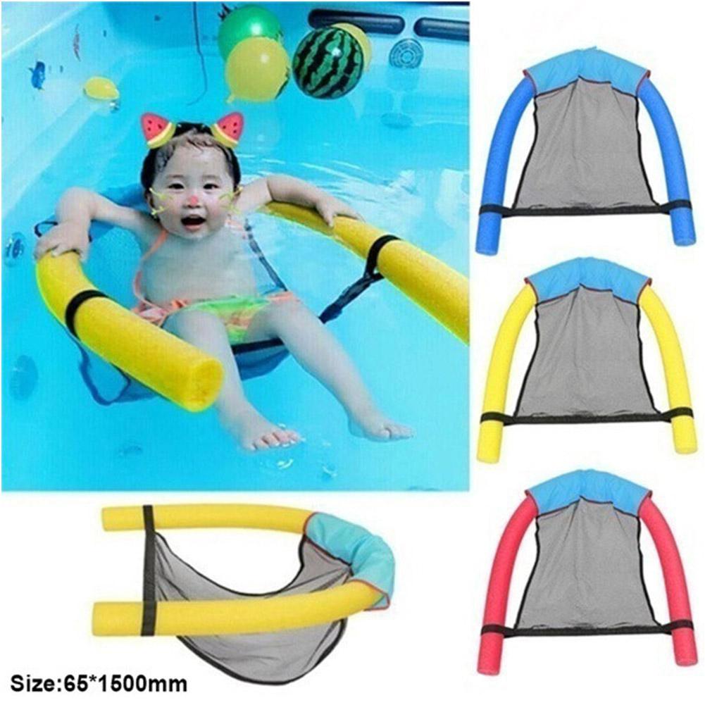 RCtown Materac Dmuchany Do Wody Summer Floating Row Swimming Pool Deck Chair Water Sports for Kids Adults zwembad speelgoed #X08: yellow