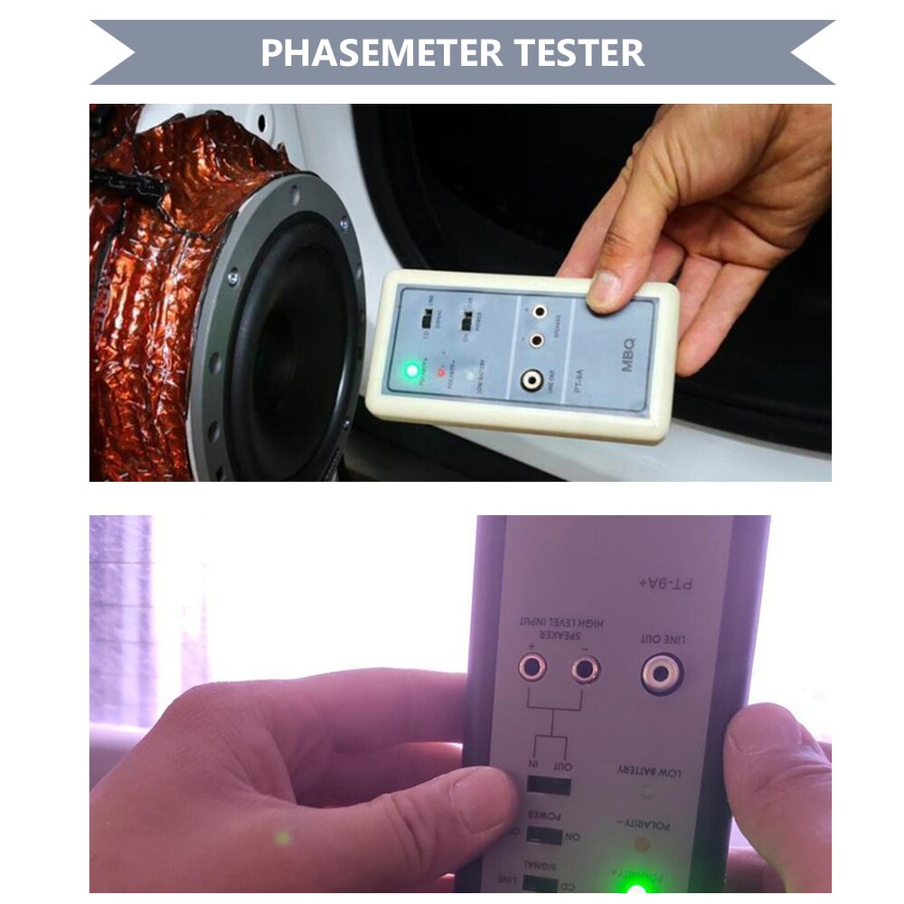 Car Audio System Speaker Polarity Tester FH-168 Phase Meter Speaker Phasemeter Loudspeaker Audio Auto Sound Speaker