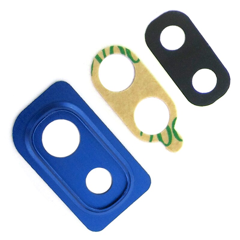 Rear Back Camera Lens Glass Replacement for Samsung A10 A10e A30 A305F A40 A405F A50 A505F Ring Cover Case with Ahesive Sticker