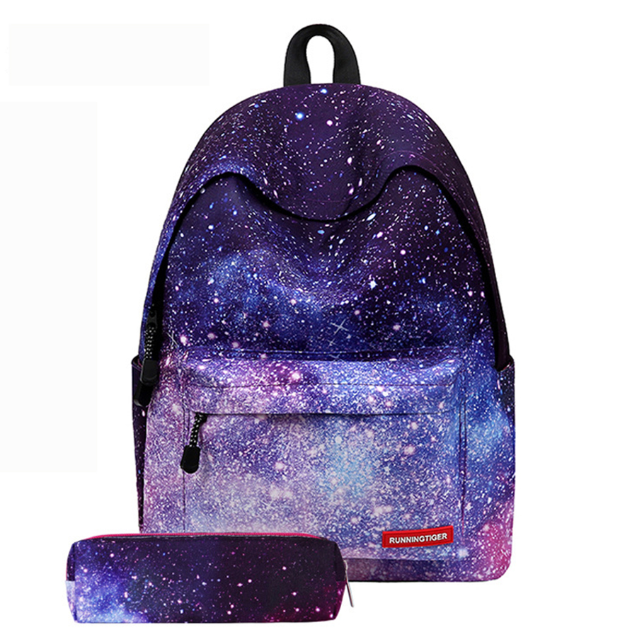 Multicolor Rucksack Stilvolle Galaxy Bookbags Star Universe Raum Schule Taschen Für Teenager Harajuku Frauen Rucksack Laptop Neue