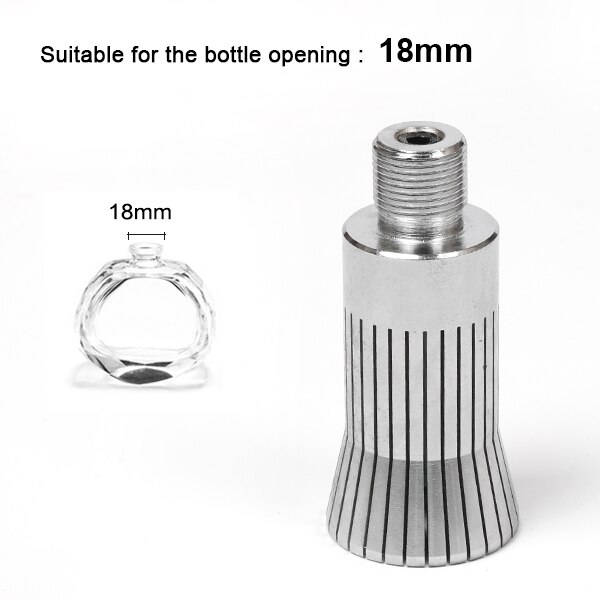 Zonesun Aftopping Hoofd Voor Parfum Cap Krimpen Machine Capper Metalen Cap Persmachine Capping Machine: 18mm