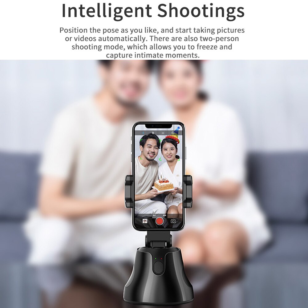 Tishric Gimbal Selfie Stok Statief/Bluetooth Rotatie Gezicht Camera Telefoon Houder/Stand Voor Smartphone 360 Object Tracking Houder