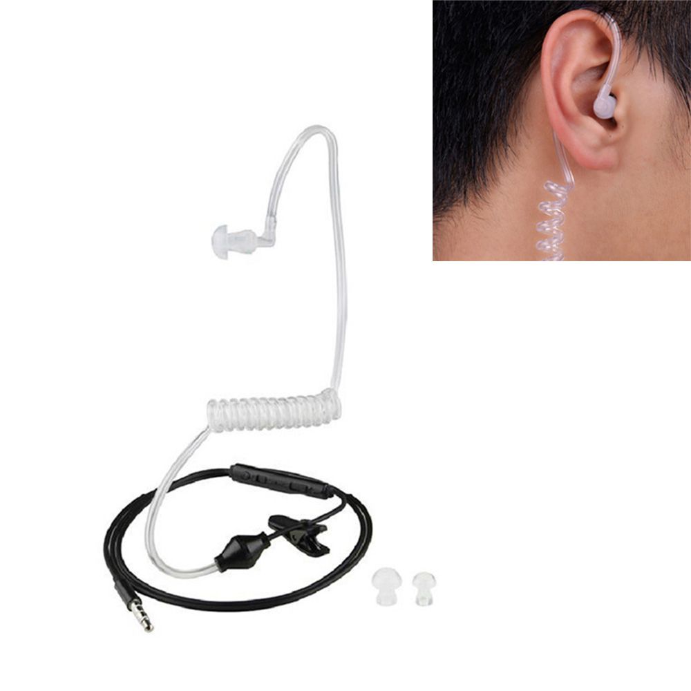 Fbi Stil cooles in-Ohr-Headset Strahlens chutz Kopfhörer Monitor Ohrhörer Talkabout Mini Walkie Luftkanal Ohrhörer: verrotten