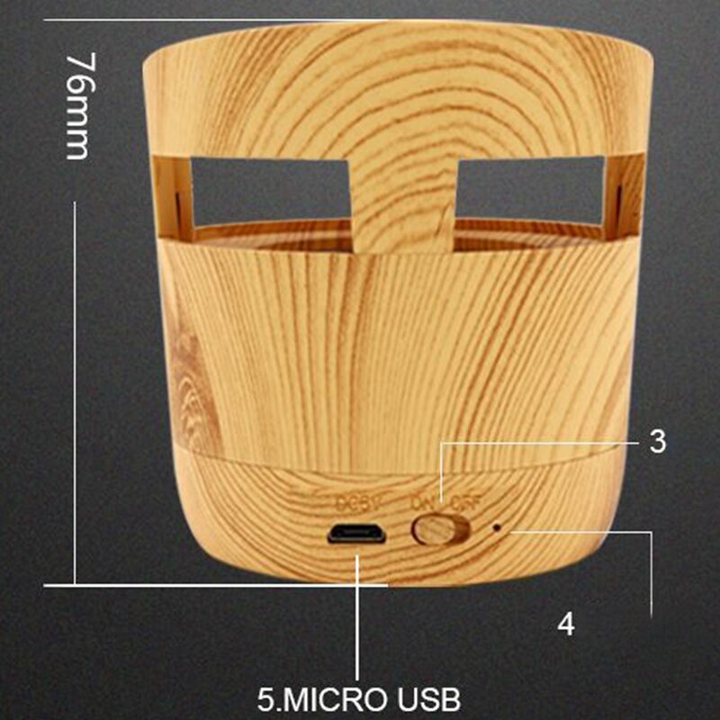 2 In 1 Bluetooth Speaker Draadloze Oplader Woodgrain Draadloze Snelle Lading Bluetooth Speaker