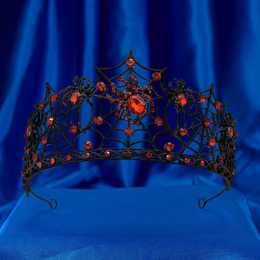 Couronne de Tête de Mort Gothique en Plastique pour ixd'Halloween, Bandeau de Sauna, Sorcière, Noir, Mascotte, Pièce, Décorations, Dame: Pistolet noir plaqué