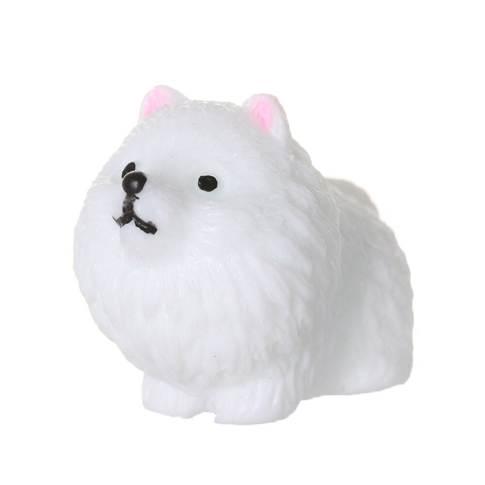 Dollhouse Decoration Fairy Garden Puppy Figurines Cute Teddy Mini Cartoon Dogs Toy Resin Miniature Animal For Children Toys: 8