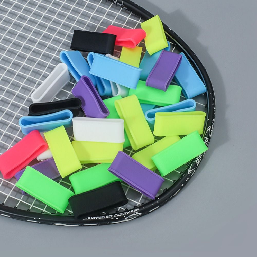 Multicolor Sealing Silicone Ring Flat shape Badminton Raquet Handle Overgrip End Environment Protection Tennis Racket