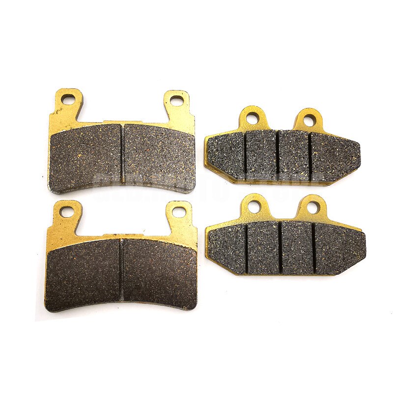 Pastillas de freno delantero y trasero para Harley Fat boy/Heritage Classic/Softail Slim Breakout Deluxe, Dyna Fat Bob Street Bob Low Rider 18-20: 2 pair 1 Sets