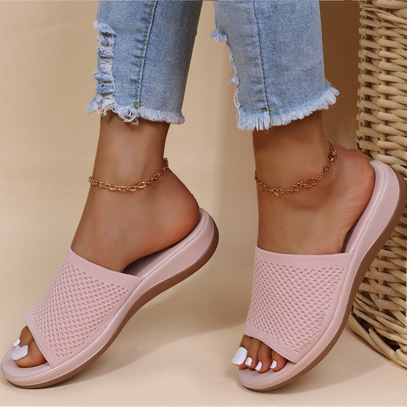 Sandali donna forza elastica scarpe estive sandali piatti da donna pantofola casuale per interni ed esterni sandali estivi per la spiaggia Zapatos Mujer
