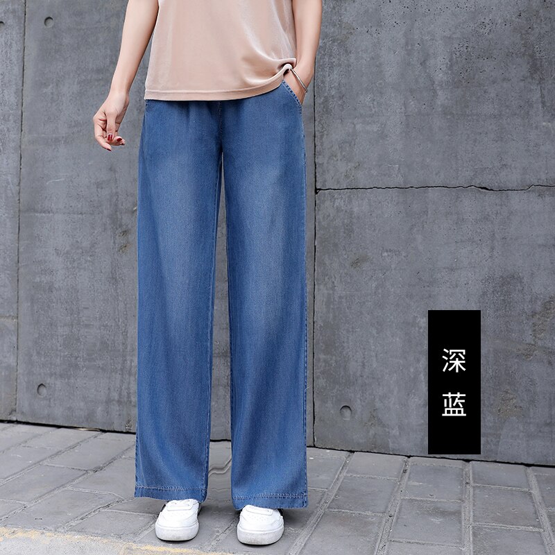 Gerade Schwangere Frauen Jeans Frühling Stil Einfarbig Dünnen Stoff Für Mutter Tragen Mutterschaft Kleidung Schwangerschaft Kleidung T2120: Blau / M