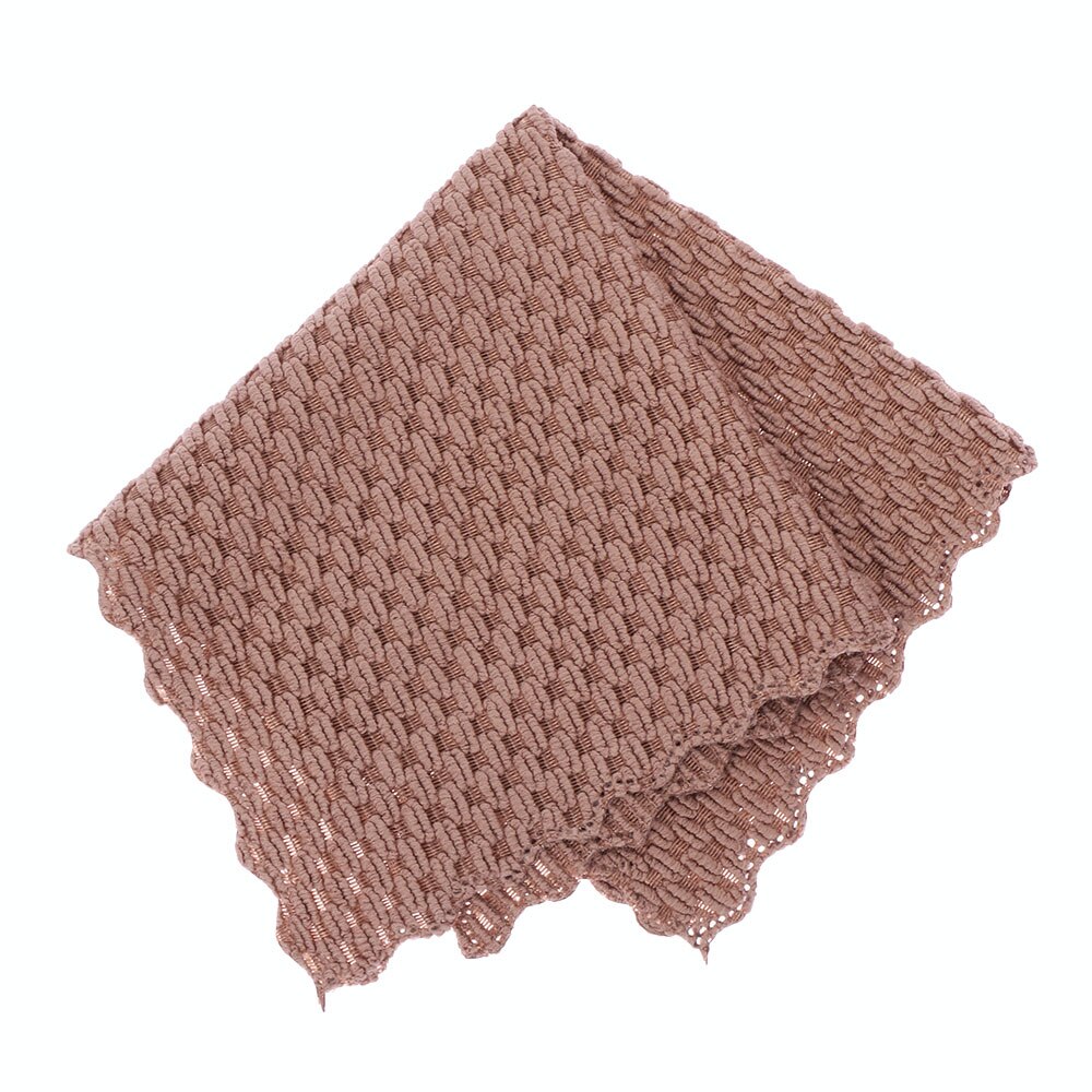 1/2 Uds. Franela de almendra Anti-grasa trapos Super absorbente paño de limpieza de microfibra paño para lavar platos toalla suministros de cocina: Coffee / 2pc