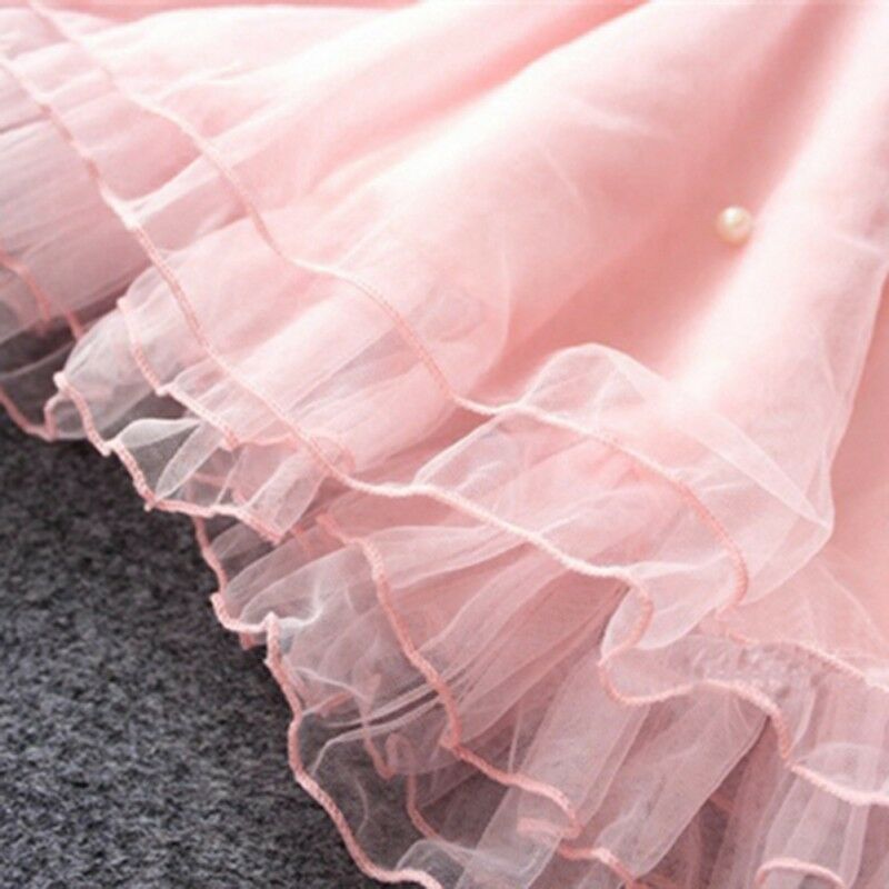 3-7 Jaar Kinderen Kids Kleding Baby Meisjes Zomer Jurk Kant Bloem Tutu Prinses Jurken Meisjes Outfits Vestidos