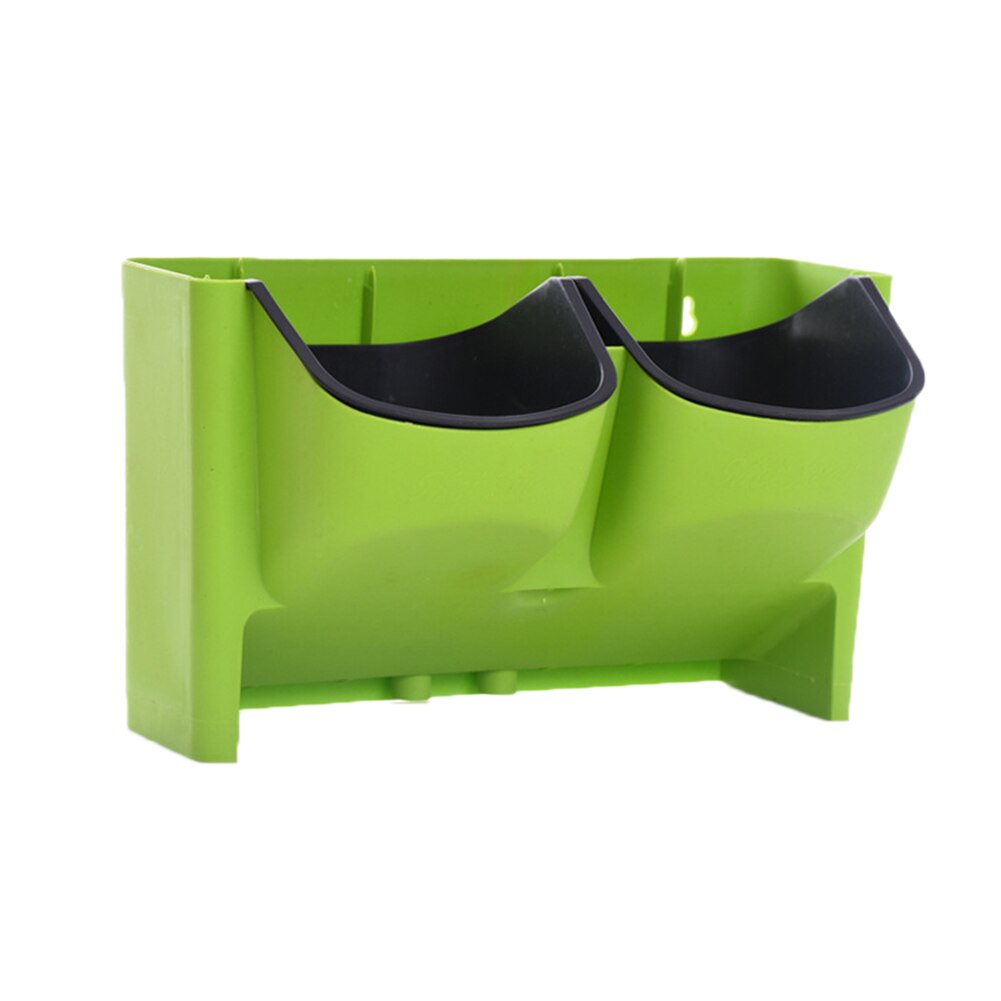 Jardinière verticale auto-arrosante, Pot de fleurs empilable, tenture murale Durable pour le balcon du jardin MAZI888: Green M