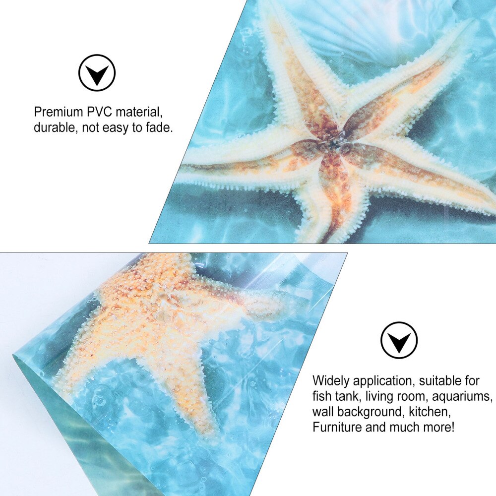 Fish Tank Decals Aquarium Background Poster Backdrop Stickers Paper