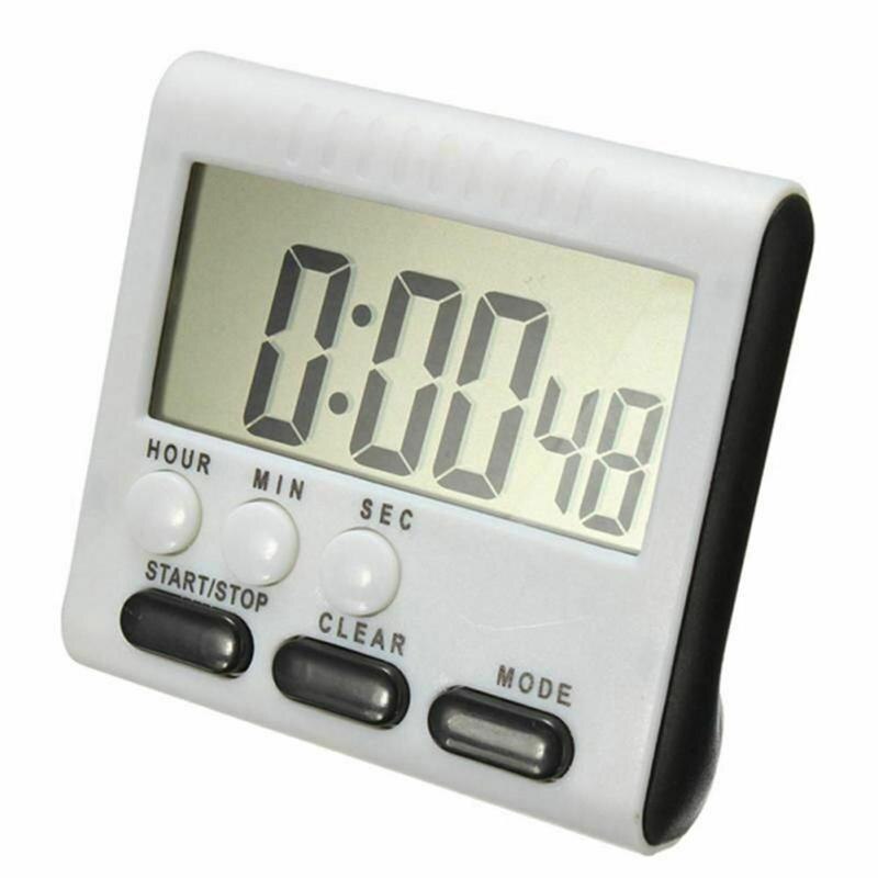 LCD Digital Screen Kitchen Timer Square Cooking Count Up Countdown Alarm Magnet Clock Temporizador Kithen Gadget