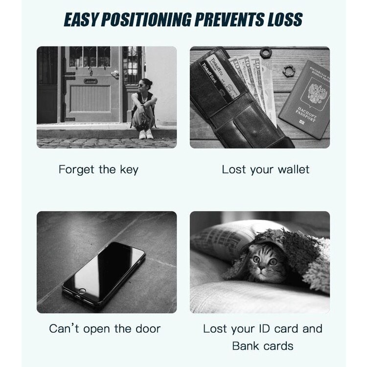 Anti-verloren Alarm Clever Verfolgung-Schild Drahtlose Tracker Art Brieftasche Schlüssel Finder Lokalisierer Wasserdicht passen Für Bluetooth Brieftasche Finder