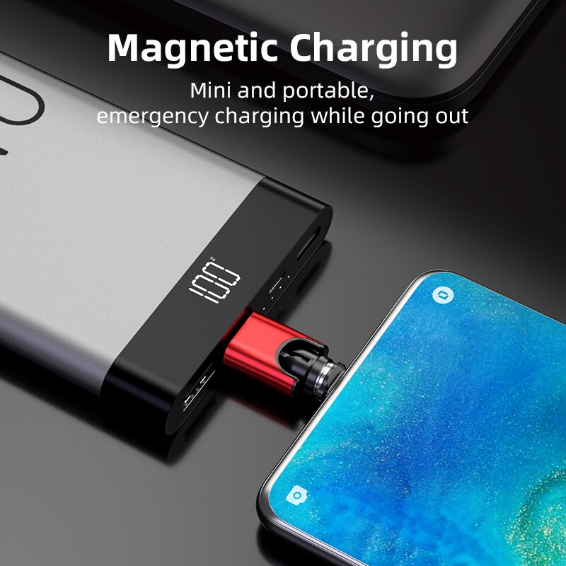 Mini USB Magnetic Adapter for iPhone 12 Charging Magnetic Charger