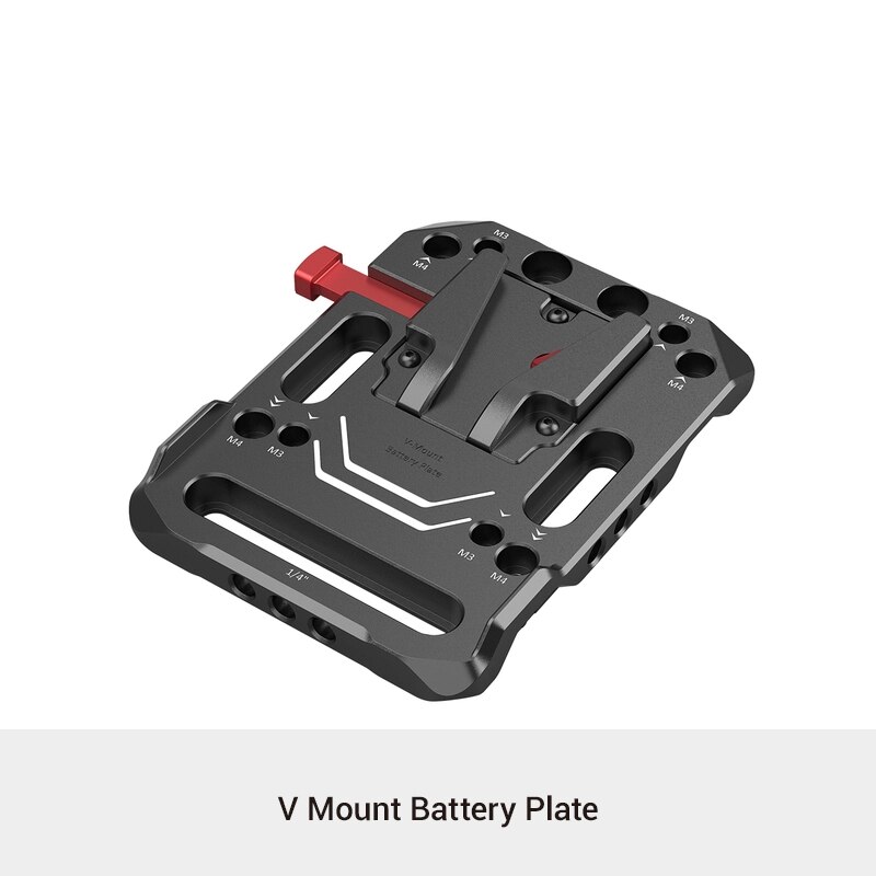 SMALLRIG V-Lock Mount Battery Plate with with 15mm Rod Clamp &amp; Adjustable Arm - 2991: V Battery Plate