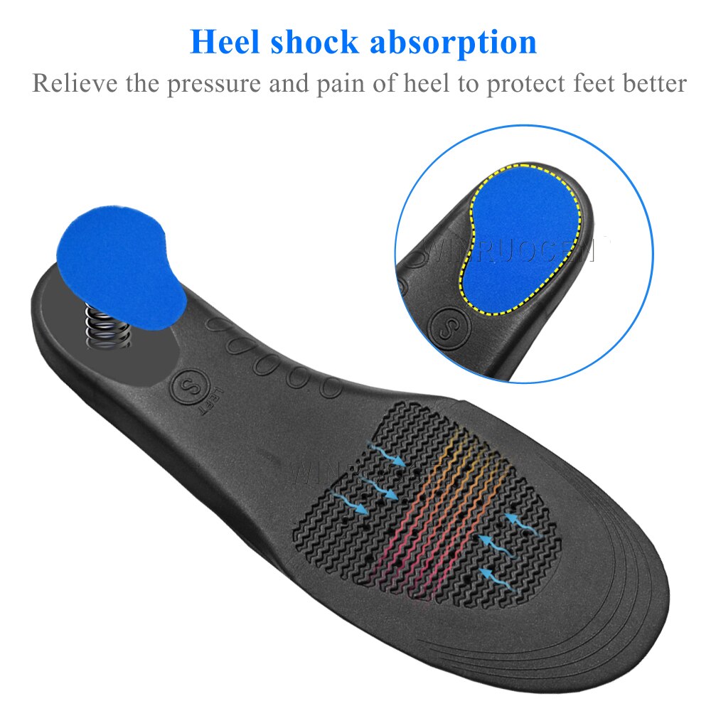 Flatfoot Orthotics Orthopedic insoles Varus Feet Cushion Pads Care insoles orthopedic plantillas para los