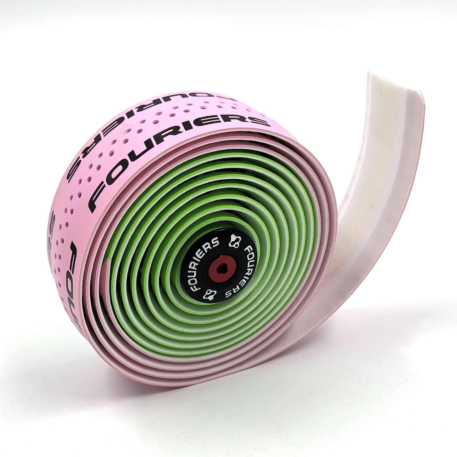 Fouriers Road Fietsstuur Tape Fixed Gear Bike Dubbele kleur Stuurlint Wraps PU Materiaal Fietsstuur Tape