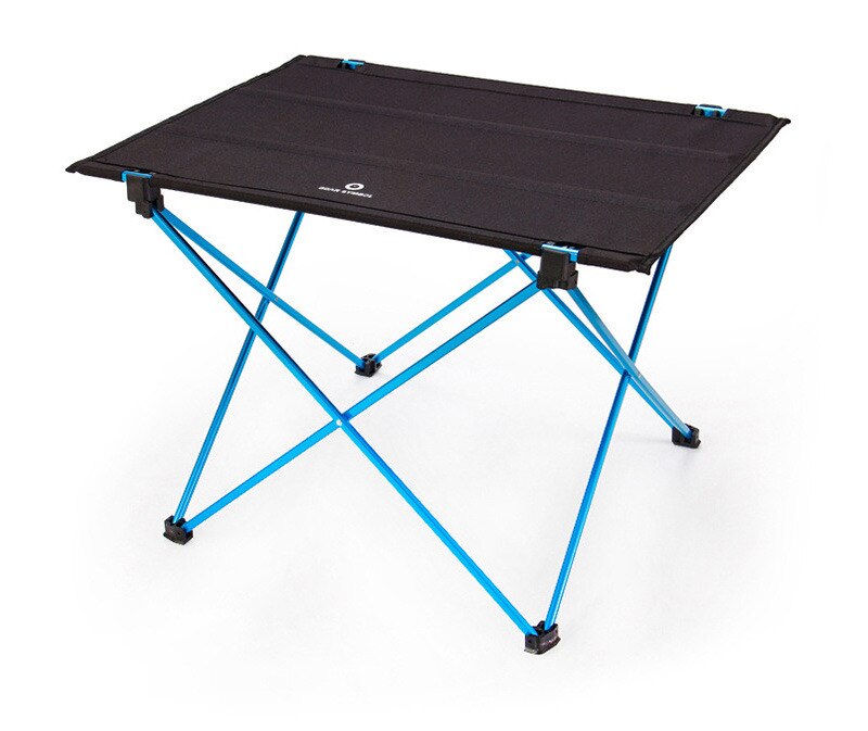 Portable Outdoor Camping Table Light Weight Foldable Stable Folding Table Travel Hiking Picnic mesas plegables Camp Furniture: Blue