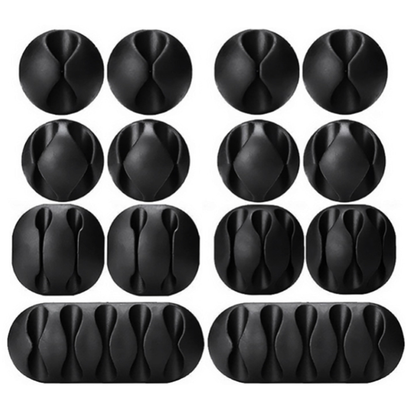 Cable Organizer USB Cable Management Winder Desktop Tidy for Mouse Headphone Phone Charging Cable Wire Organizer