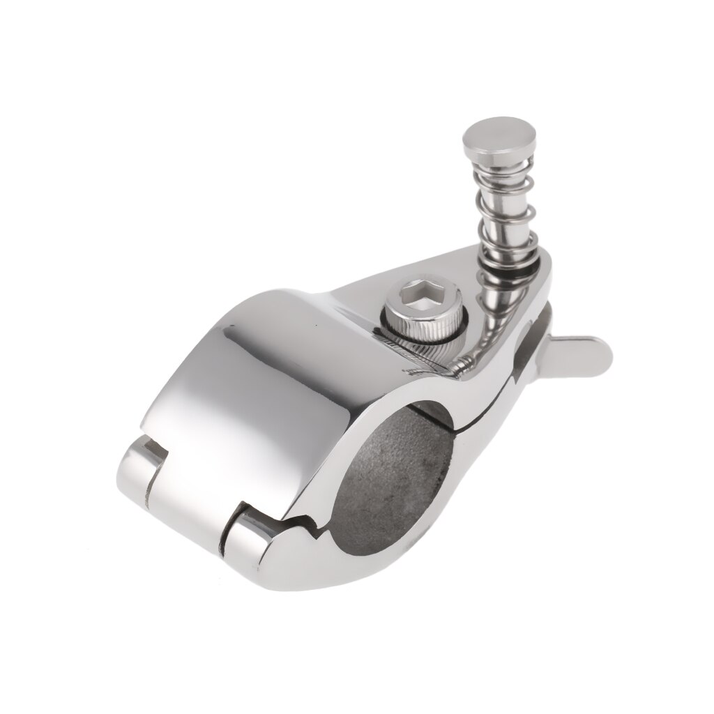 Boat Cover Canopy Fitting Standard Clamp 7/8'' Bar Snap Latch 316 Stainless Steel