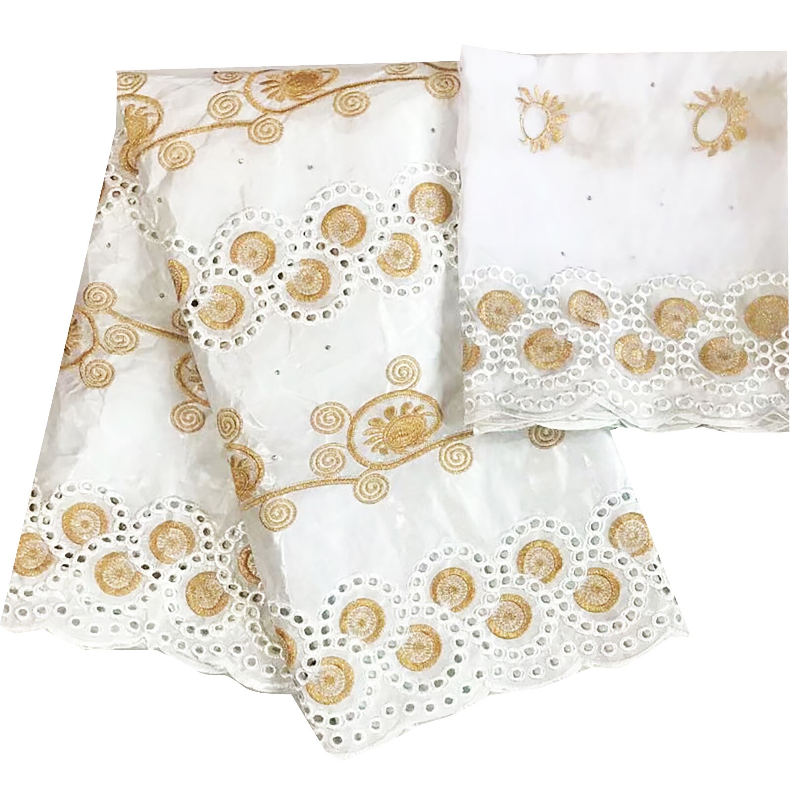 Bassin tissu brodé bazin riche getzner riche tissu avec des trous de coupe tulle dentelle blouse pour les femmes robe tissu africain BL290
