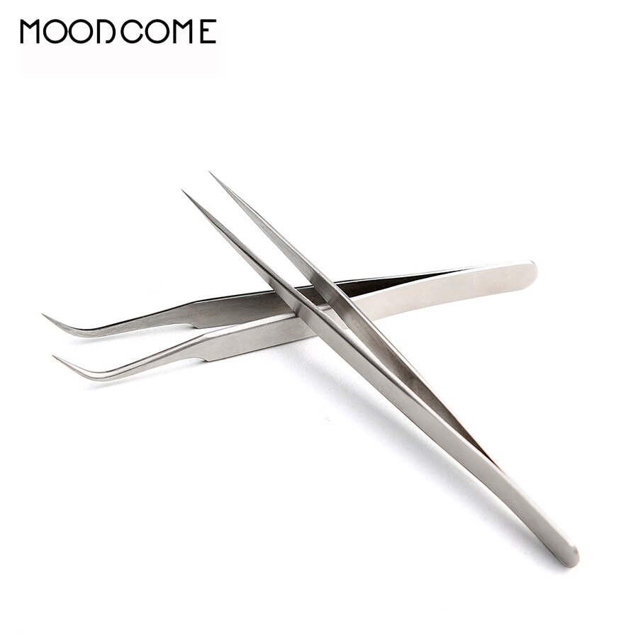 Wimper Extension Pincet Voor Individuele Volume Wimpers Rechte En Gebogen Professionele Pincet Lash Extension Supplies Maken
