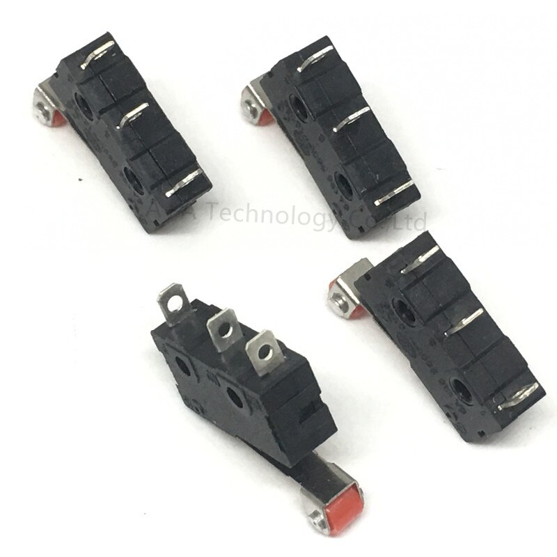 10 Pcs Mini Micro Limit Switch Roller Lever Arm SPDT Snap Action LOT