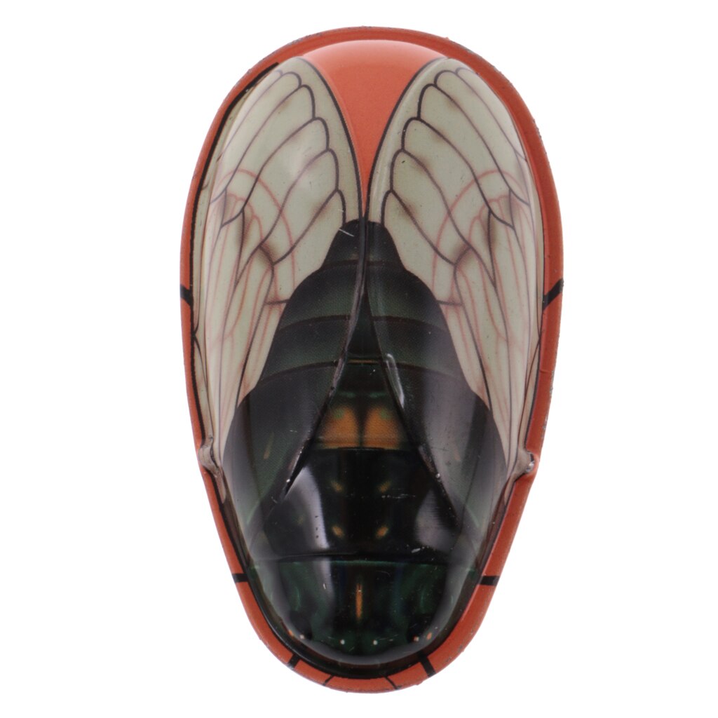 Metal Sounding Cicada Model Tin Toy Collectible