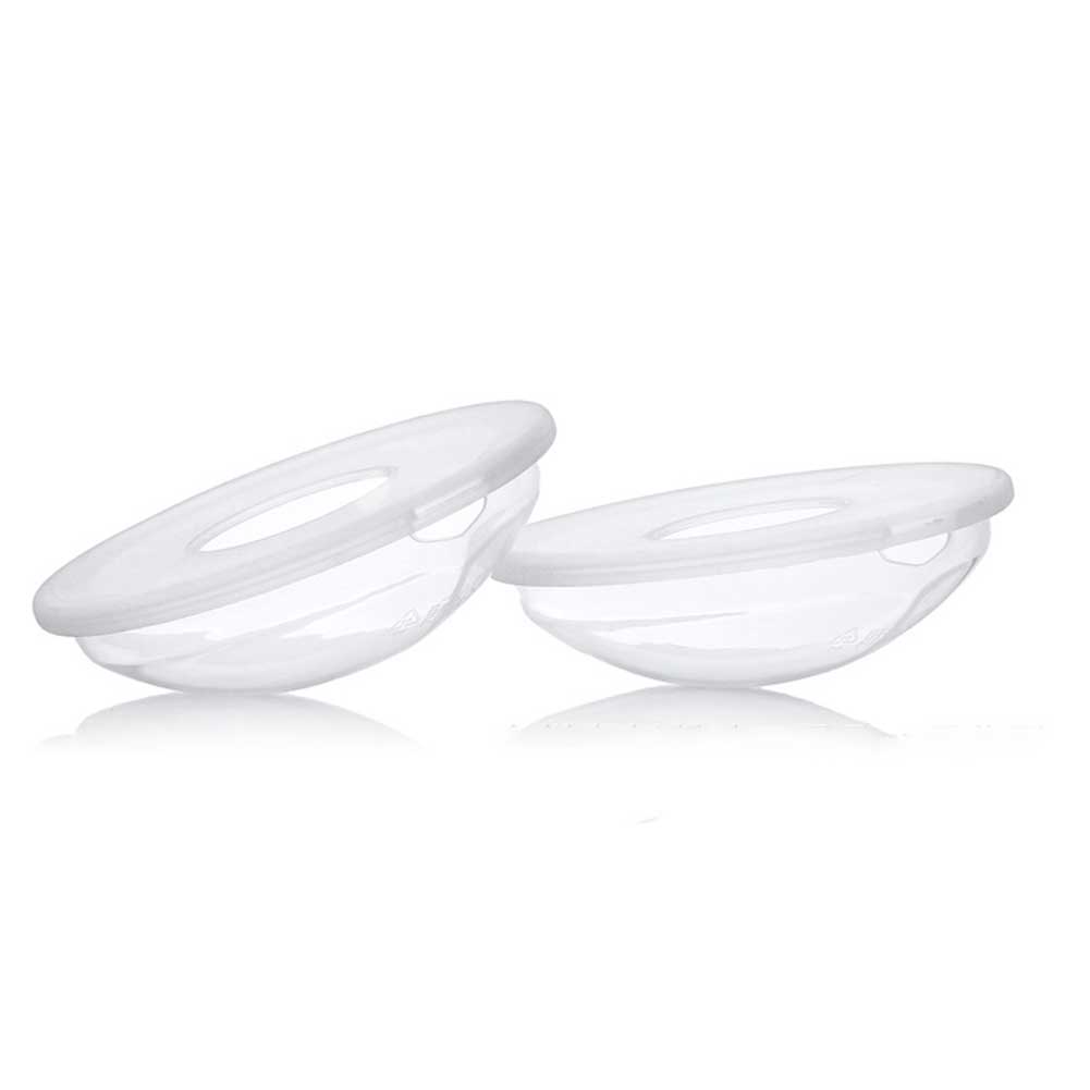 2pcs Easy Clean Portable Milk Saver Soft Nursing Mom Leakproof Reusable Tool Nipple Travel Cups Breastfeeding Home Breast Shell