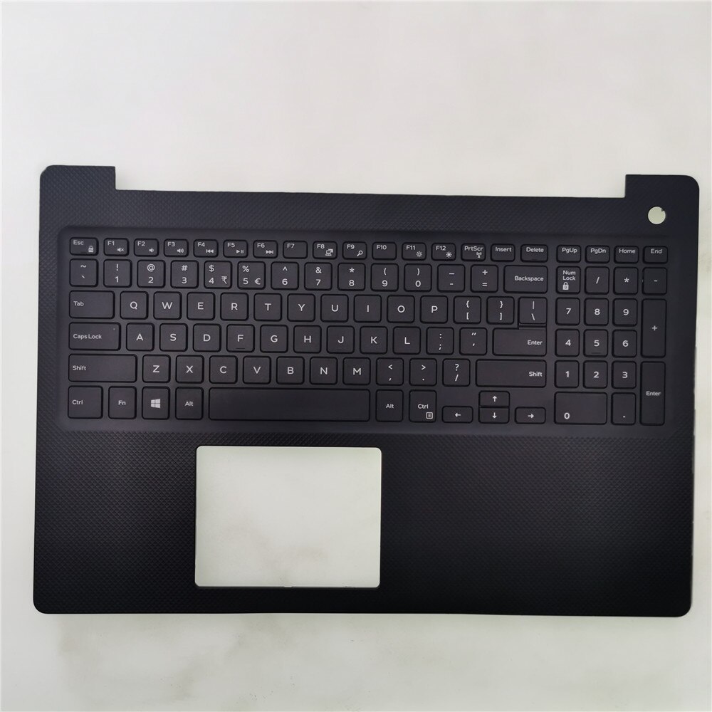 Novo original palmrest capa superior teclado c escudo preto para dell inspiron 15 3580 3582 3583 3585 0p4mkj p4mkj 086hkp 86hkp