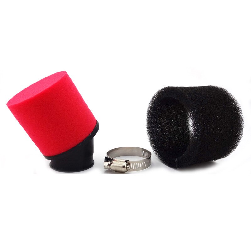 Electric Dirt Bike Yellow 41mm/42mm Bent Angled Foam Air Filter Pod | For ATV, Dirt Bike, Quad, Buggy - BLYGO R001-YLW Dirt Jumper 26 In Bikes - Foto 7