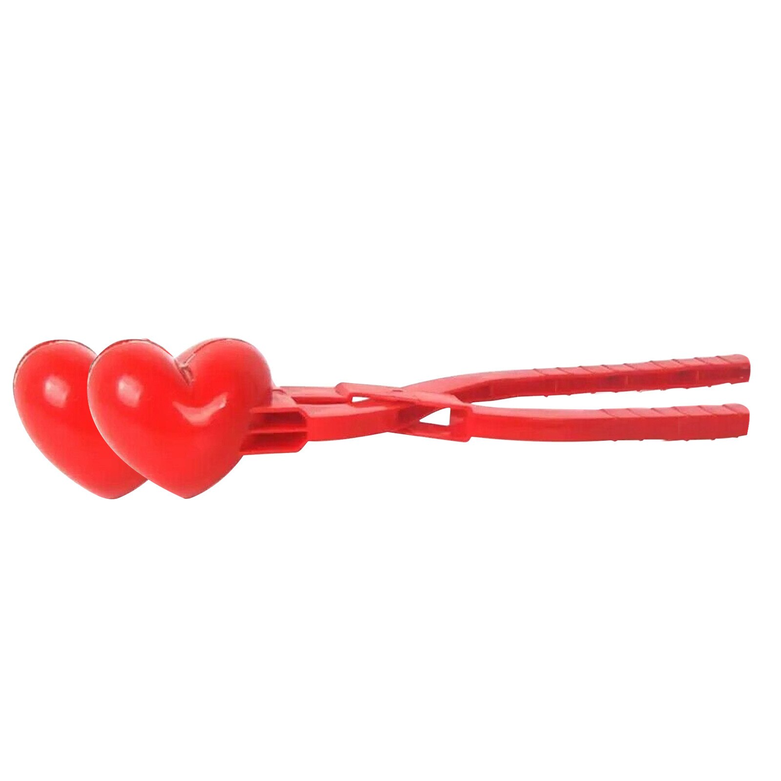 Hart Sneeuwbal Maker Winter Plastic Maker Clip Kids Outdoor Mold Speelgoed Liefde Hartvormige Sneeuw Zand Mold Tool Winter Kid Game: C