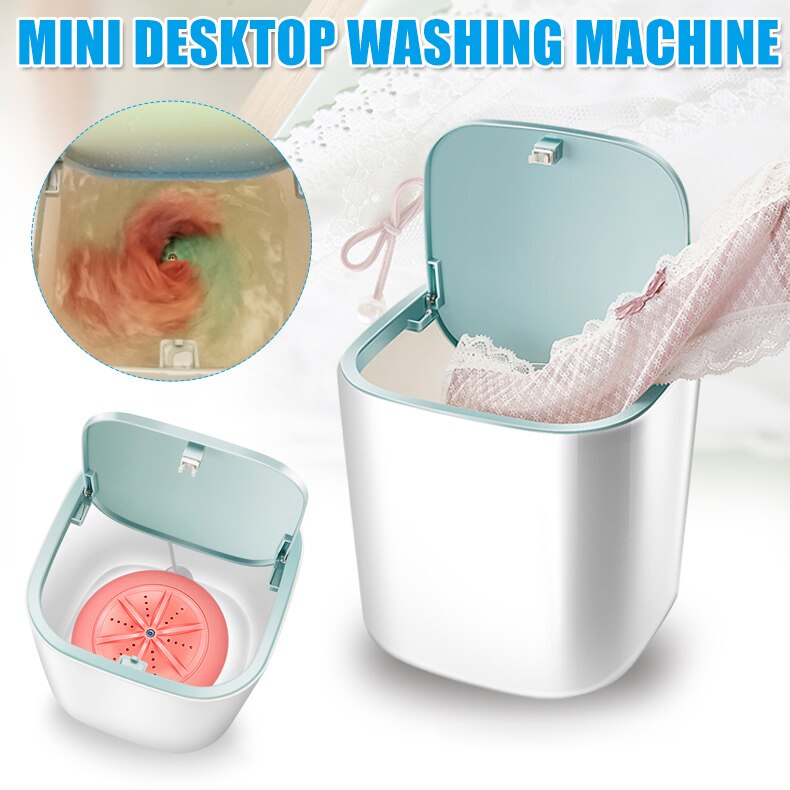 Mini Desktop Máquina de Lavar Portátil Silencioso para Calcinha de Underwear Socks Viagem Casa BJStore