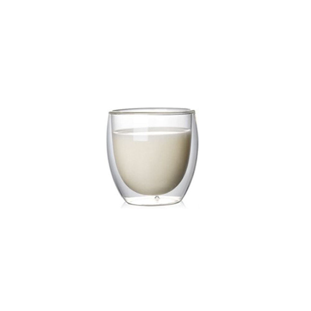High Borosilicate Double Wall Glass Beer Espresso Coffee Cup Set Heat-resistant Handmade Tumbler Tea Whiskey Glass: 150ml