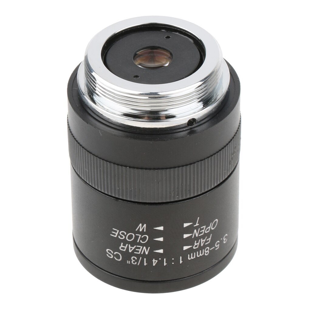 1/3 ''3,5-8mm F 1,4 1MP CS-montieren Manuelle Zoomen CCTV Objektiv Für CCD Kamera