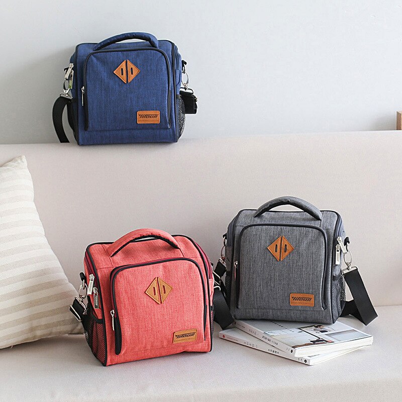 Picnic Portable Lunch Thermal Bag Food Bento Cold Insulation Tote Fruit Beverage Preservation Organizer Pouch Accessories Supply