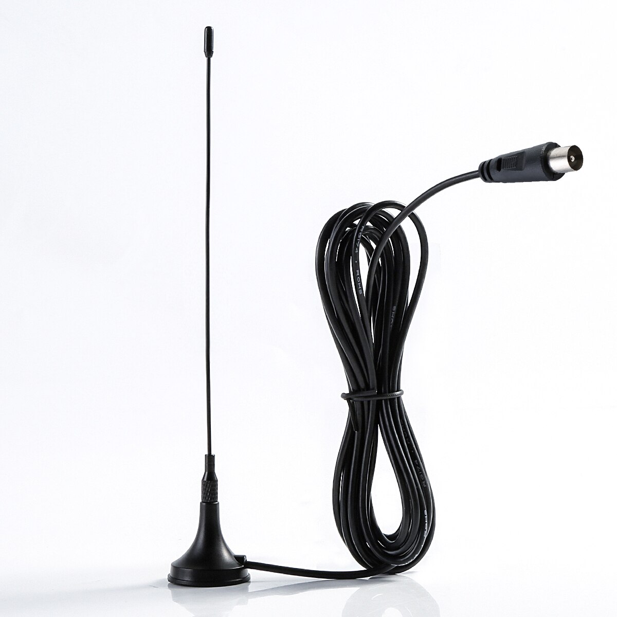 Portable Stick TV Antenna Indoor Outdoor Digital HD Freeview Aerial 5dBi 50 Mile VHF(172-240Mhz) \ UHF(470-860Mhz)