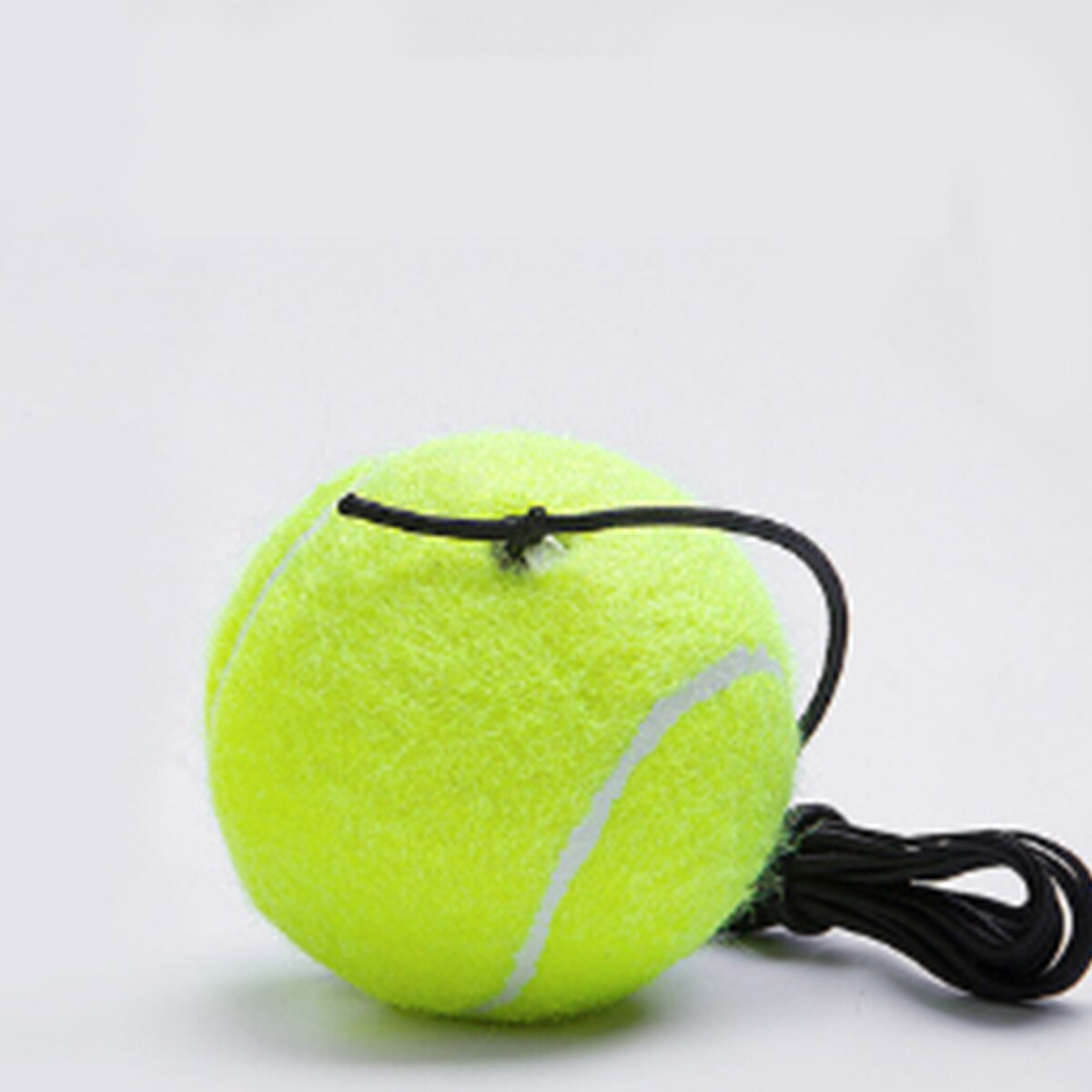 Ferramenta de treinamento de tênis portátil com bolas de corda elástica prática auto-dever rebote tennis trainer parceiro sparring dispositivo