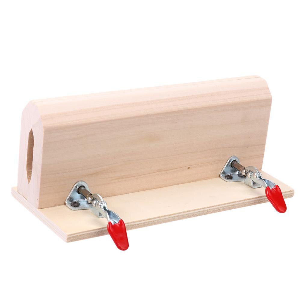 DIY Improved Sewing Wood Leather Clamp Horizontal Leather Retaining Clip Table Desktop Leather Tool Portable Horse Clamp