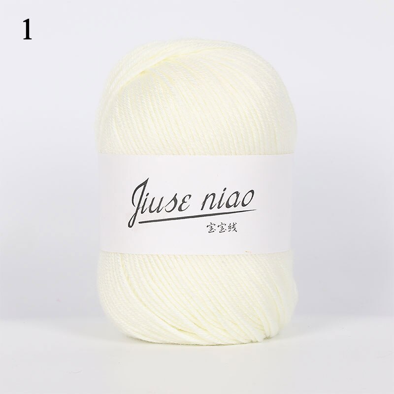 50g/ball Baby Worsted Wool Needlework Cotton Yarn Thread Skin Friendly Knitted Cashmere Yarn Crochet Yarn