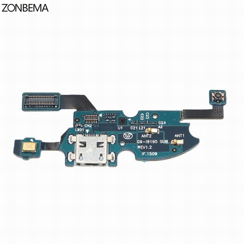 ZONBEMA Originele Dock charger Opladen Connector Flex Kabel Voor samsung galaxy S4 MINI i9190/i9192 i9195 R890