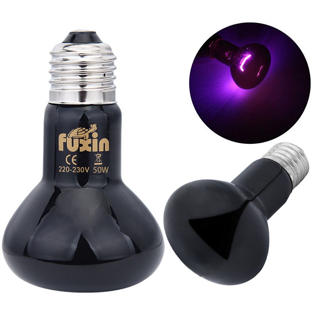 Useful Pet Heating Lamp Night Amphibian Bulb Light 50w Uva Day Night Amphibian Snake Lamp Heat Reptile Bulb Light 220v