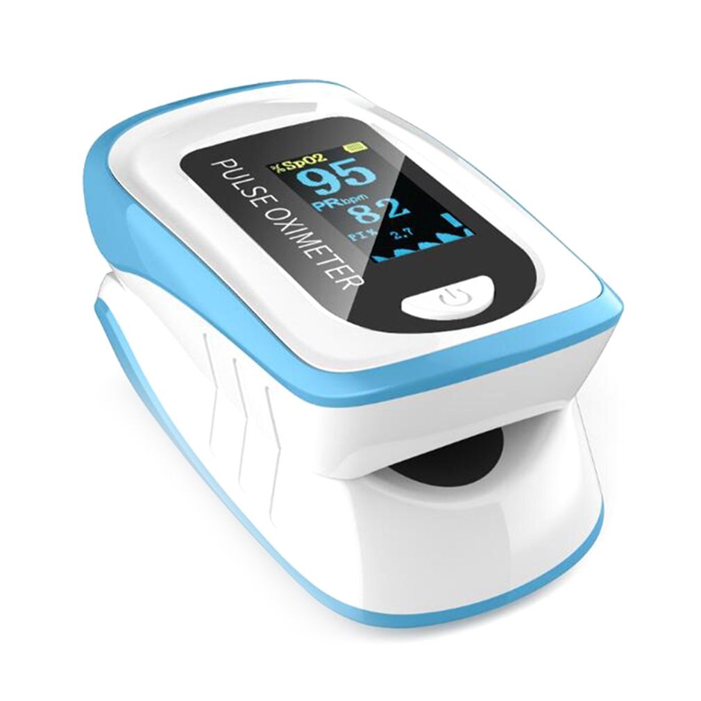 Fingertip Pulse Oximeter Portable Finger Pulse Oximeter Blood Oxygen Saturation Monitor OLED Heart Rate Health Care SpO2 PR PI: Violet