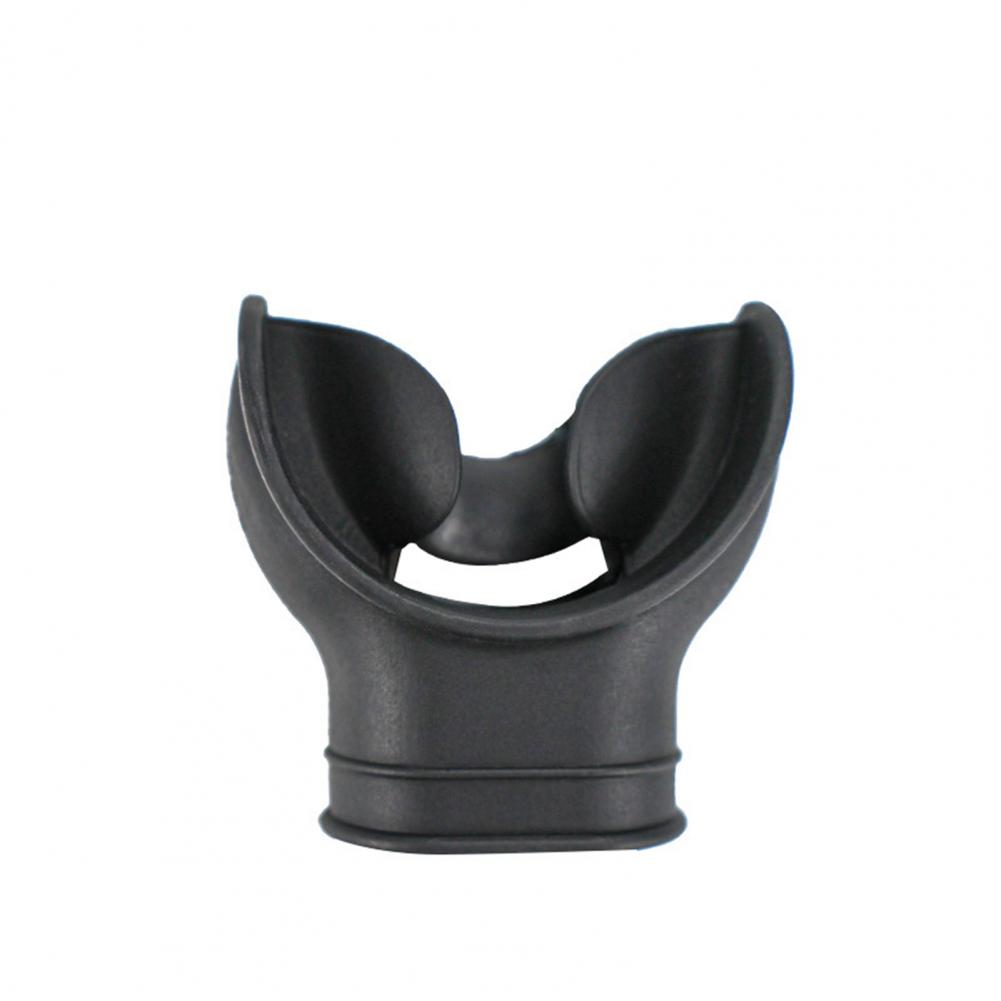 Boquilla de buceo de silicona sin BPA, boquillas subacuáticas para snorkel profundo, regulador de snorkel, accesorios para boquilla: Blanco