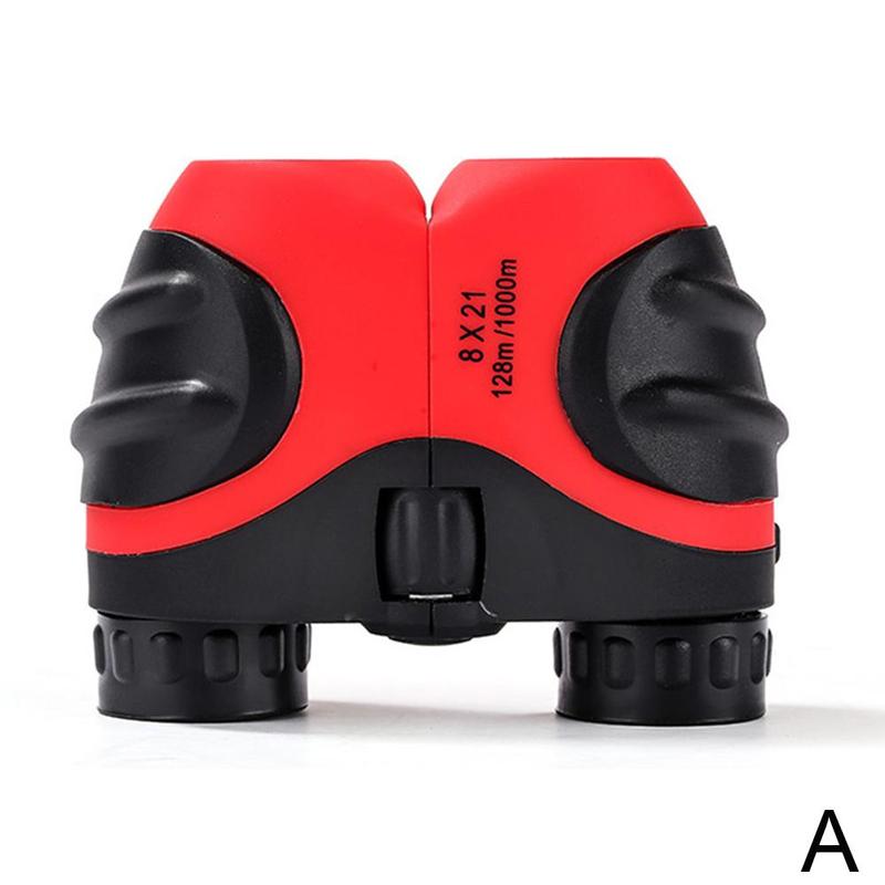 Bambini's telescopio binocolo 8x21 pieghevole mini di notte portatile ad alta potenza telescopio ad alta definizione D0O2: rosso