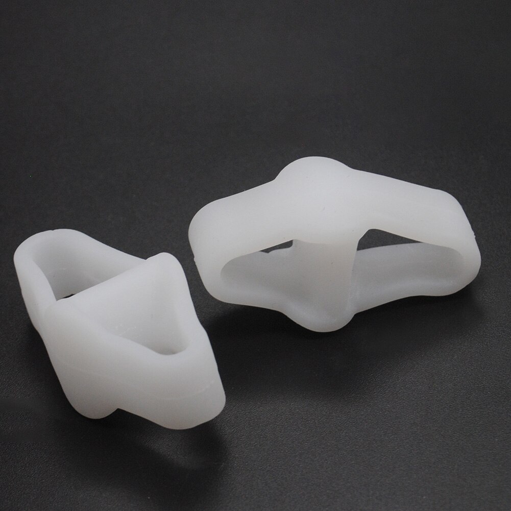 1pair Men Women Foot Health Soft Tools Silicone Overlapping Protect Bunion Pain Relive Correct Valgus Toe Separators