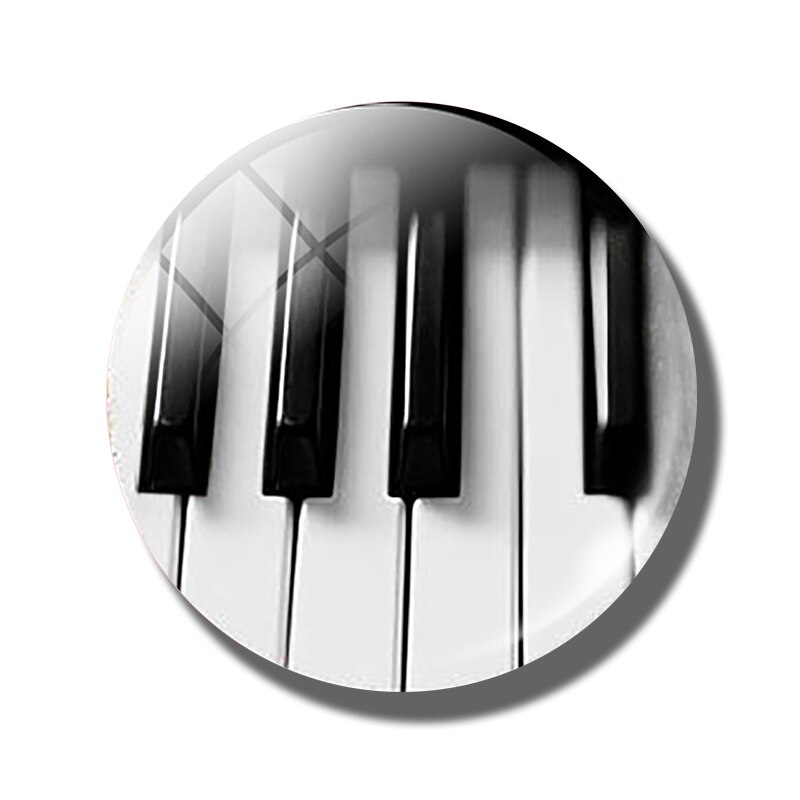 Glas Kühlschrank Magnete Flöte und Musik Magnete Violine Saxophon Gitarre Musik noten Magnetische Aufkleber für Kühlschrank Musik: Himmel Blau